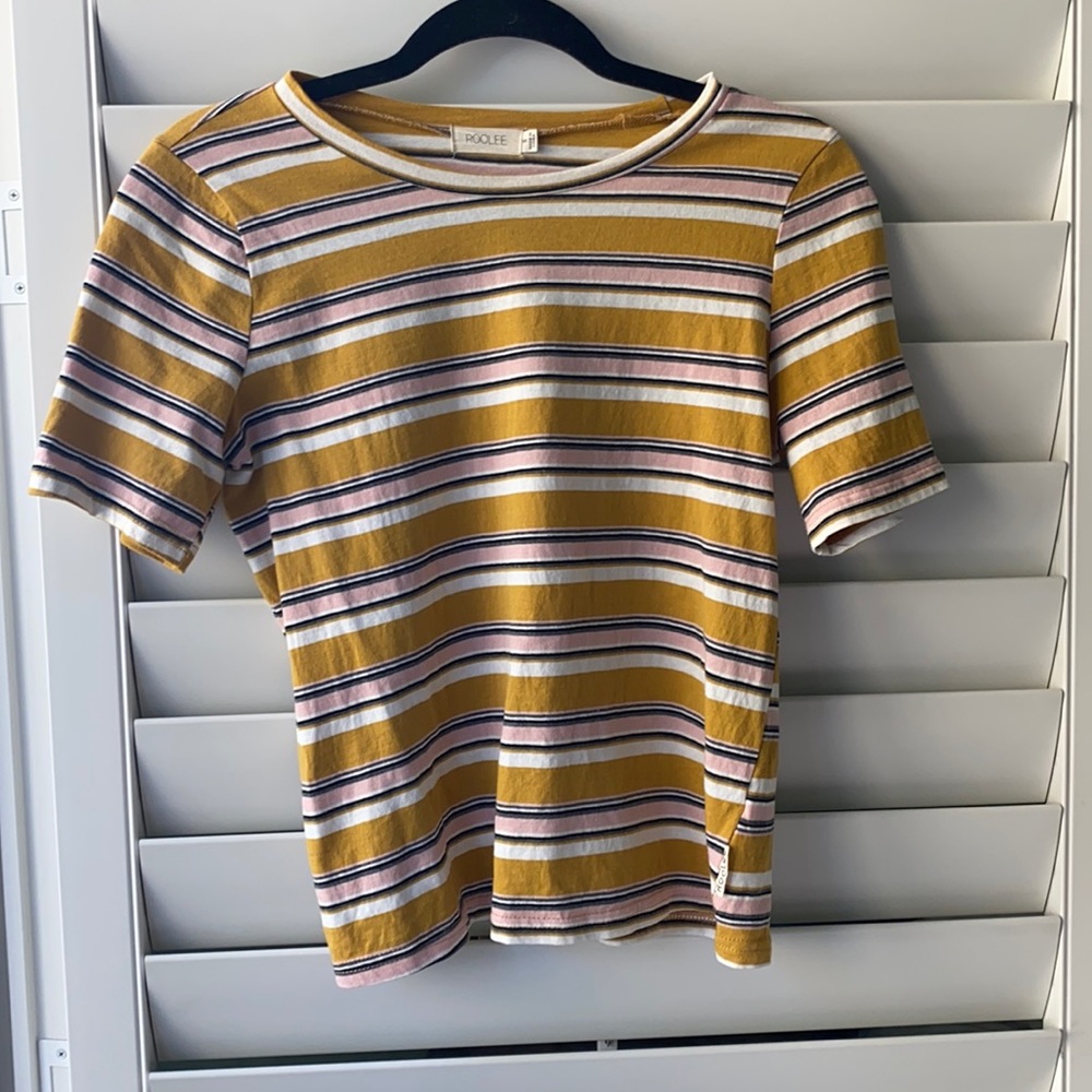 Yellow Striped Tee
